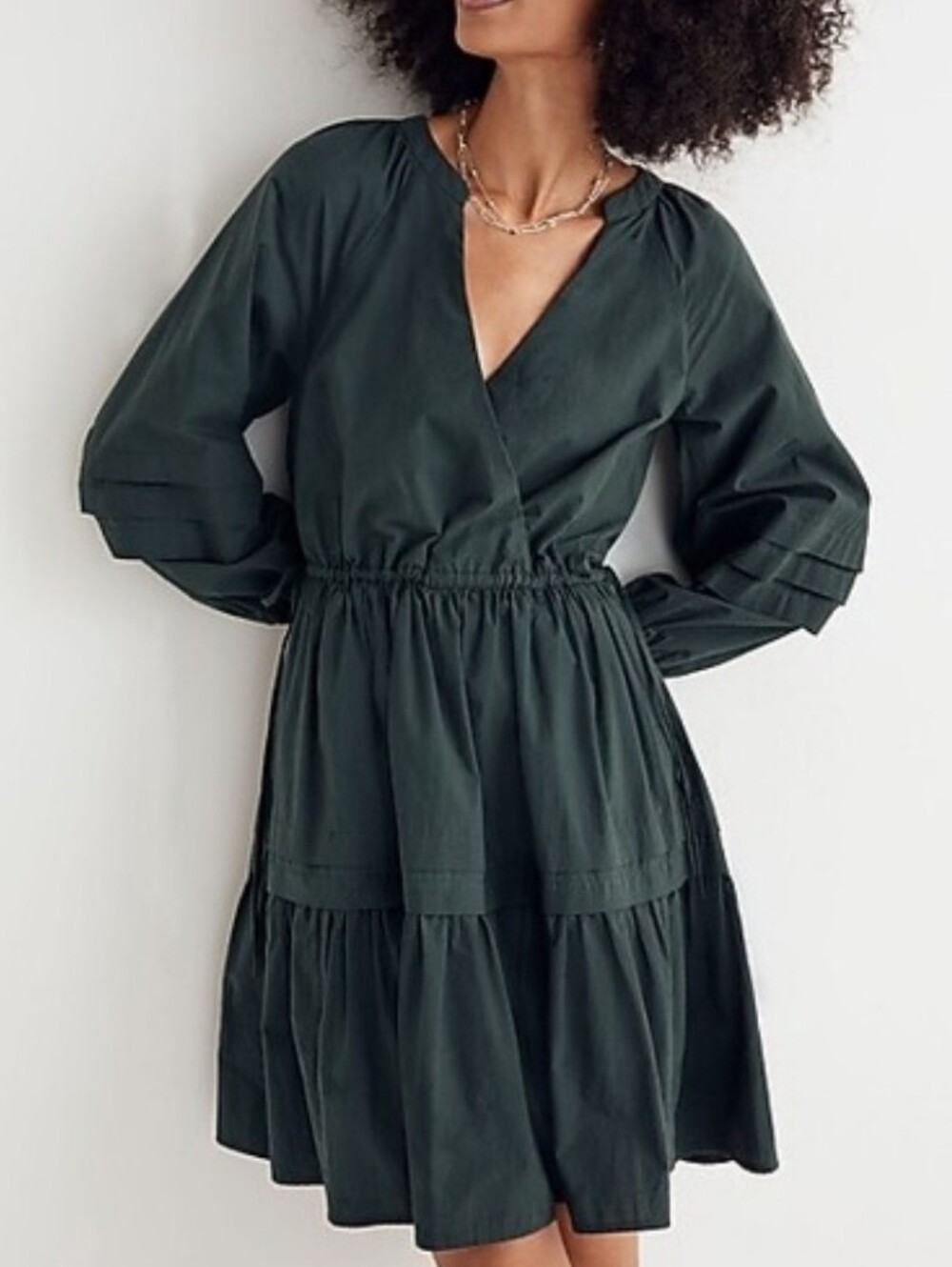 Madewell Crinkle Poplin Wrap Mini Size XS